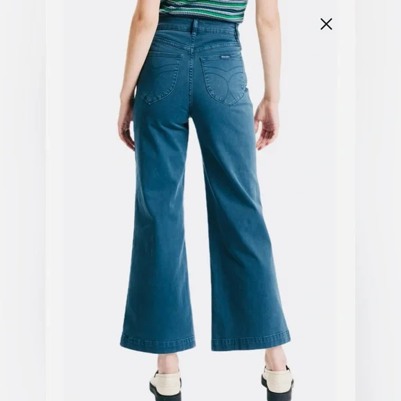 💙 Rolla’s Sailor Ankle Length Wide Leg Jeans - Picture 2 of 6